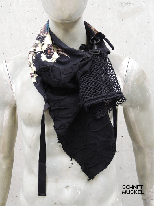 Calibanmerch, Caliban, Calibanschal, Metalschal, Schal mit Print, Loopschal, detsroyed Schal, darkwear, Metalfashion,
