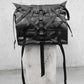 darkavantgarde Tasche, Gothic Umhängetasche, Gothic Tasche, Bondage Tasche, Unikattasche, schwarze Unikattasche, Tasche vegan, Tasche mit Bändern