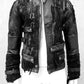 Unikatjacke, Bikerjacke, Gothicjacke, Custom Lederjacke, darkwear, Stageclothing, Bandoutfit