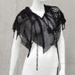 Gothic Cape, Netzcape, Netzüberwurf, postapokalyptische Mode, kinky fashion, wasteland Party Outfit