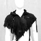 handgemachtes schwarzes Cape mit Kapuze Avantgarde
Post Apocalyptic Cape mit Schnallen und Nieten Unikat
Gothic Cape Unisex mit Kapuze Raw Look