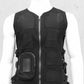 Combat Weste, Gothicweste Herren, Raverweste, Techwearstyle, Techwearweste, Techwearweste, Cyberweste, Gothickleidungg für Herren