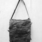 Unikattasche, Gothictasche, darkavantgarde Tasche, schwarze Denim Tasche, waxed denim bag, postapokalyptische Tasche, postapocalyptic bag