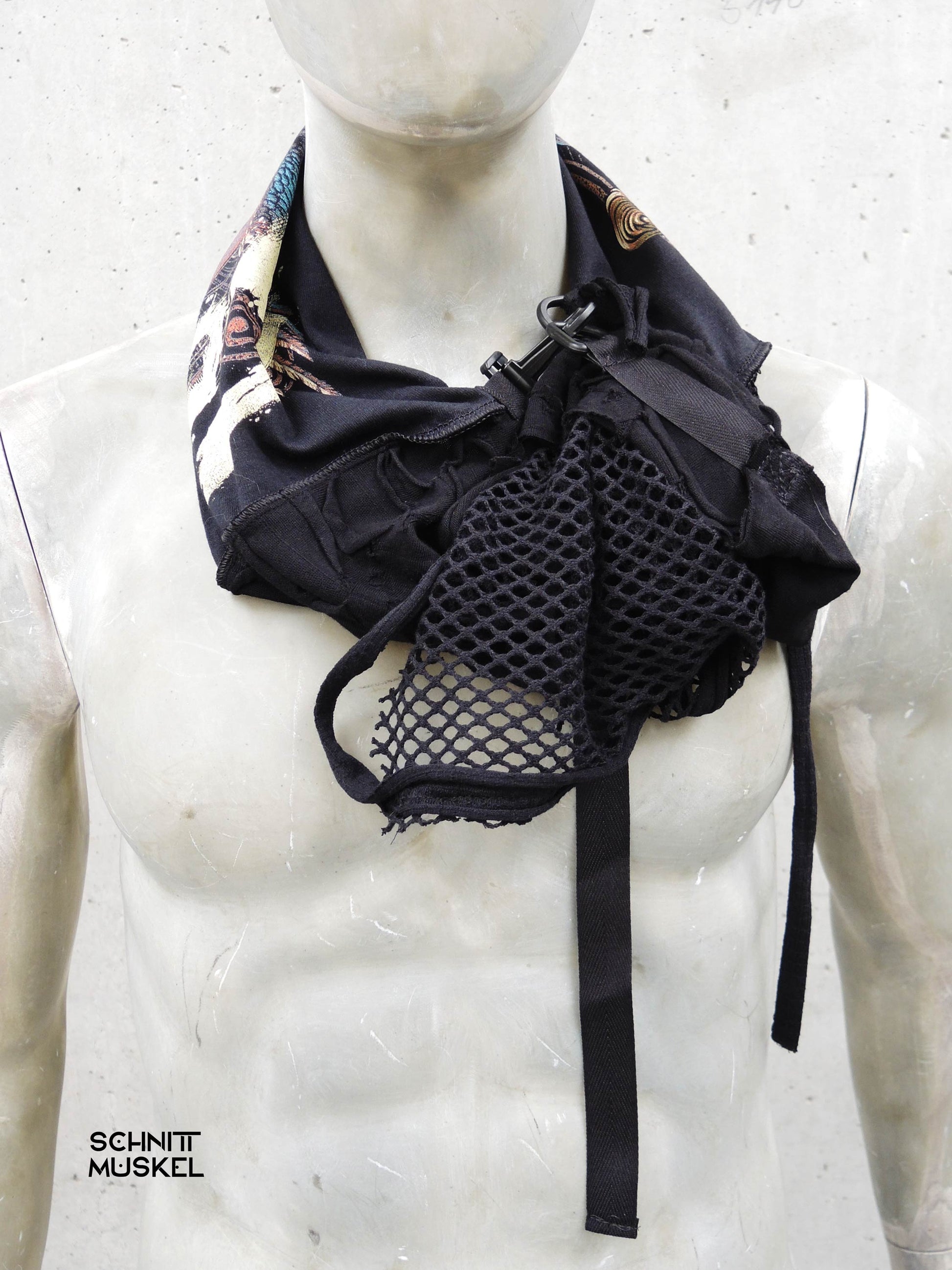 Calibanmerch, Caliban, Calibanschal, Metalschal, Schal mit Print, Loopschal, detsroyed Schal, darkwear, Metalfashion,