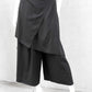 dark Avantgarde Hose, Hosenrock schwarz, Gothichose, Gothicmode für Damen
