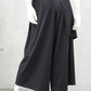 dark Avantgarde Hose, Hosenrock schwarz, Gothichose, Gothicmode für Damen