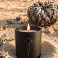Duftkerze Oud, Duftkerze Wüste, Schwarze Duftkerze, gothic Duftkerze
