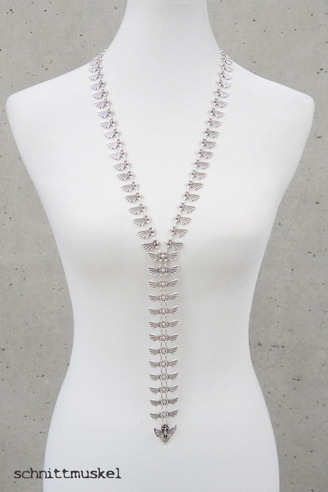 Y-Kette, Halsschmuck mit Flügeln, Flügelschmuck, nicht allergener Schmuck, Y-Halsschmuck, Engelhalsschmuck