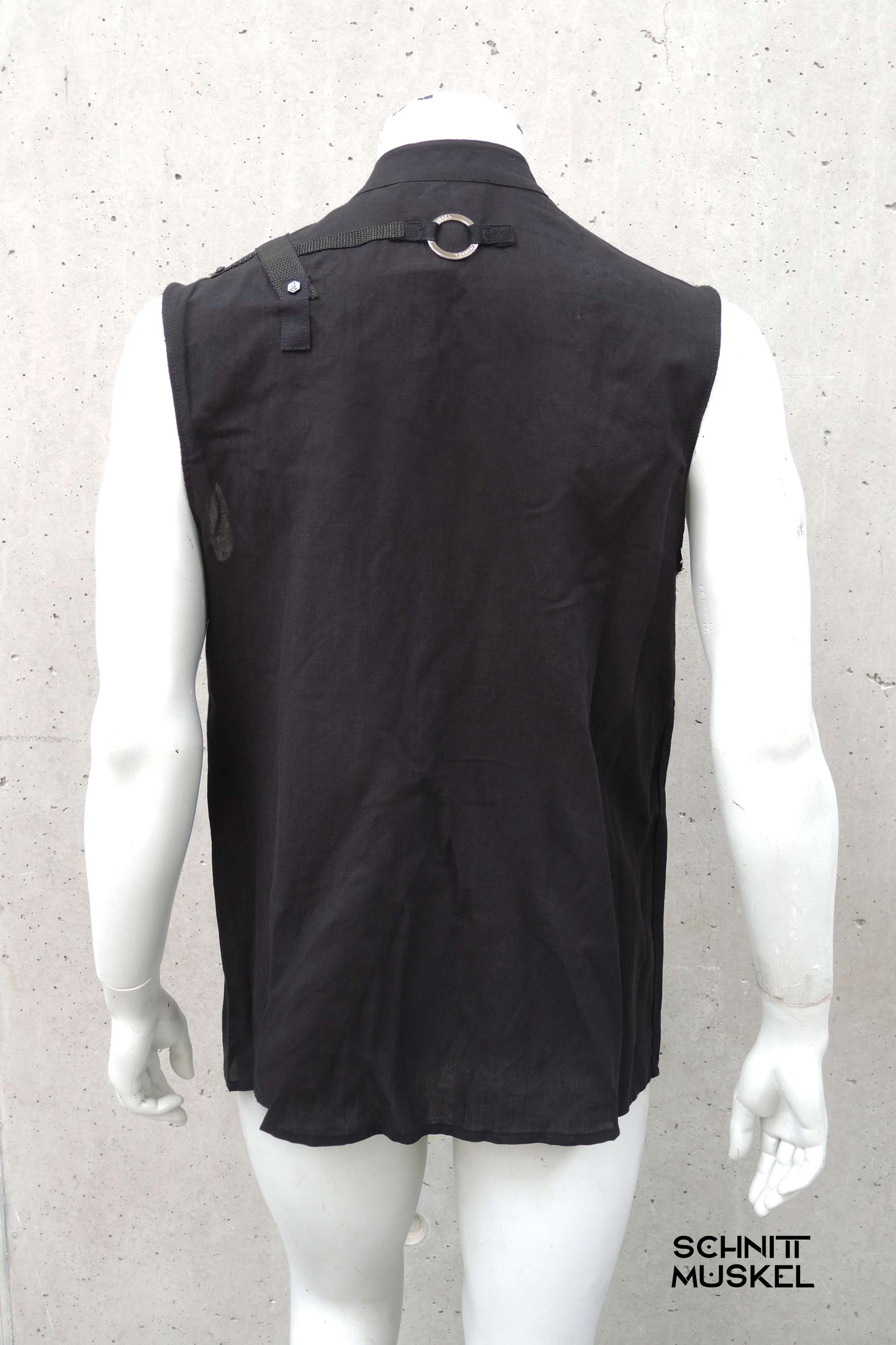 darkcyber Hemd, ärmelloses Hemd im Gothic Stil, Gothichemd, Cybertank top, Darkcyberfashion, darkcyber, darkavantgarde Mode, Punkhemd, Punkmode
