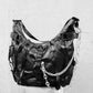 Taschenkette, Gothictasche, darkavantgardetasche, schwarze grosse Tasche, darkwear