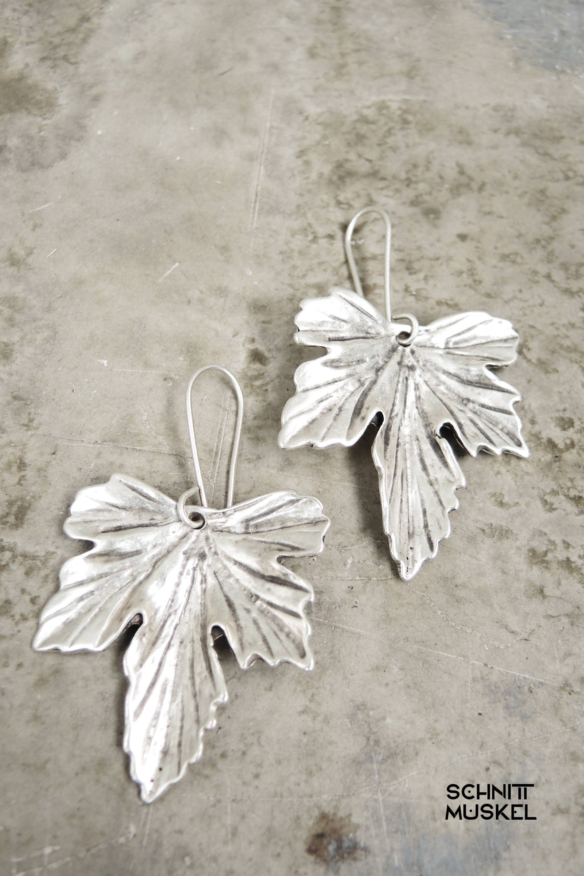 Ahorn Ohrhänger, Ahorn Ohrschmuck, Elfenohrschmuck Waldelfenschmuck, 