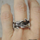 darkavantgarde Ring, avantgarde Ring, darkavantgarde Silberschmuck, nicht allergener Schmuck