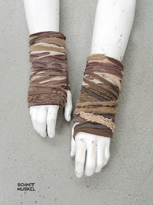 Armstulpen dune, armwarmer sand, armwarmer dune, dunestyle, burningman accessoire