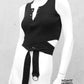 bauchfreies Top, Top bauchfrei, schwarzes bauchfreies Top, darkwear, goth, 90er Style