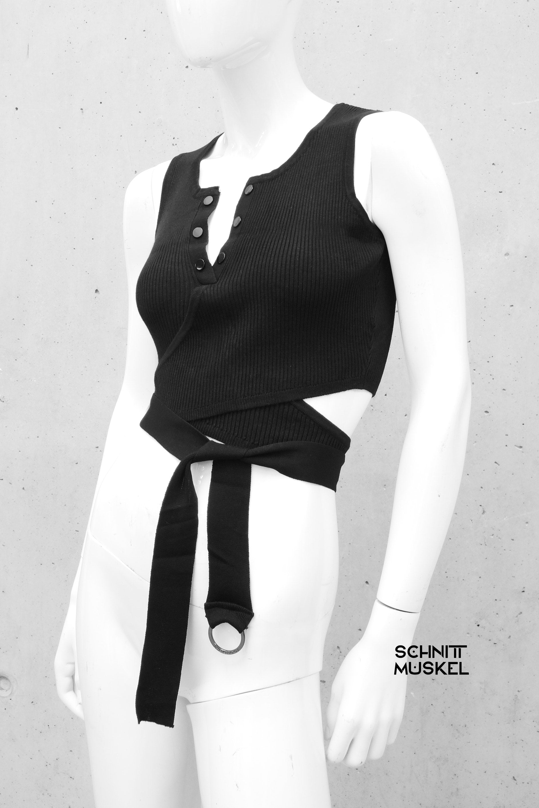 bauchfreies Top, Top bauchfrei, schwarzes bauchfreies Top, darkwear, goth, 90er Style