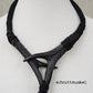 dark avantgarde Schmuck, Pagan Schmuck, Wicca Schmuck, schwarzes Geweih, Halsschmuck Geweih