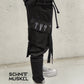 Haremshose, darkavantgarde Hose, Gothicmode, Unisexhose, Jogger, darkwear, urbanninja fashion, darkcyberfashion, darkcyberhose, ninjahose, dropcrotch pants, Hose mit tiefem Schritt