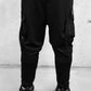 Haremshose, darkavantgarde Hose, Gothicmode, Unisexhose, Jogger, darkwear, urbanninja fashion, darkcyberfashion, darkcyberhose, ninjahose, dropcrotch pants, Hose mit tiefem Schritt