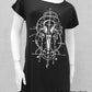 T-Shirt mit Vogelschädel, Skedelbird, Birdskullshirt, witchy shirt, witchcraft Shirt, Gothic Shirt