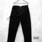 Gothicjeans, Gothichose, Multipocketjeans, darkwear, darkavantgarde Hose, dark, Gothicmode für Herren, 