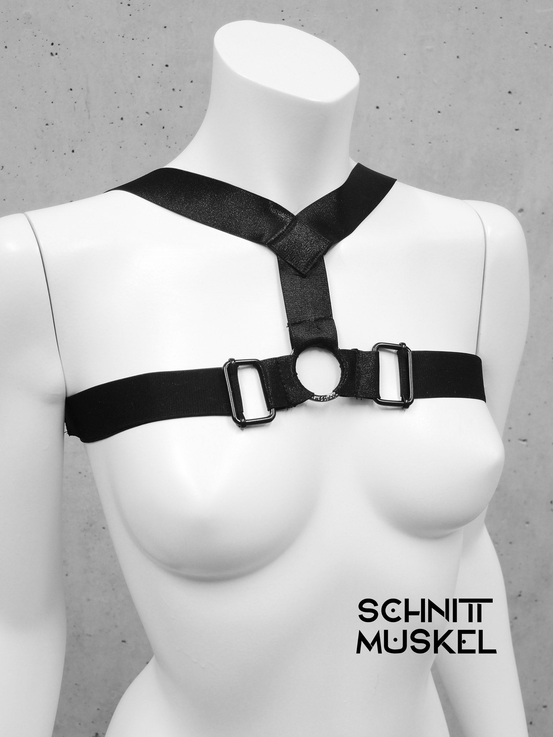 Harness, Harness für Männer, Männerharness, Gothicmode, Fetischmode, Fetischharness, Harness Gummiband, Gothic