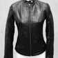 schnittmuskel Lederjacke, dark avantgarde Lederjacke, edle Bikerjacke, Gothic Lederjacke