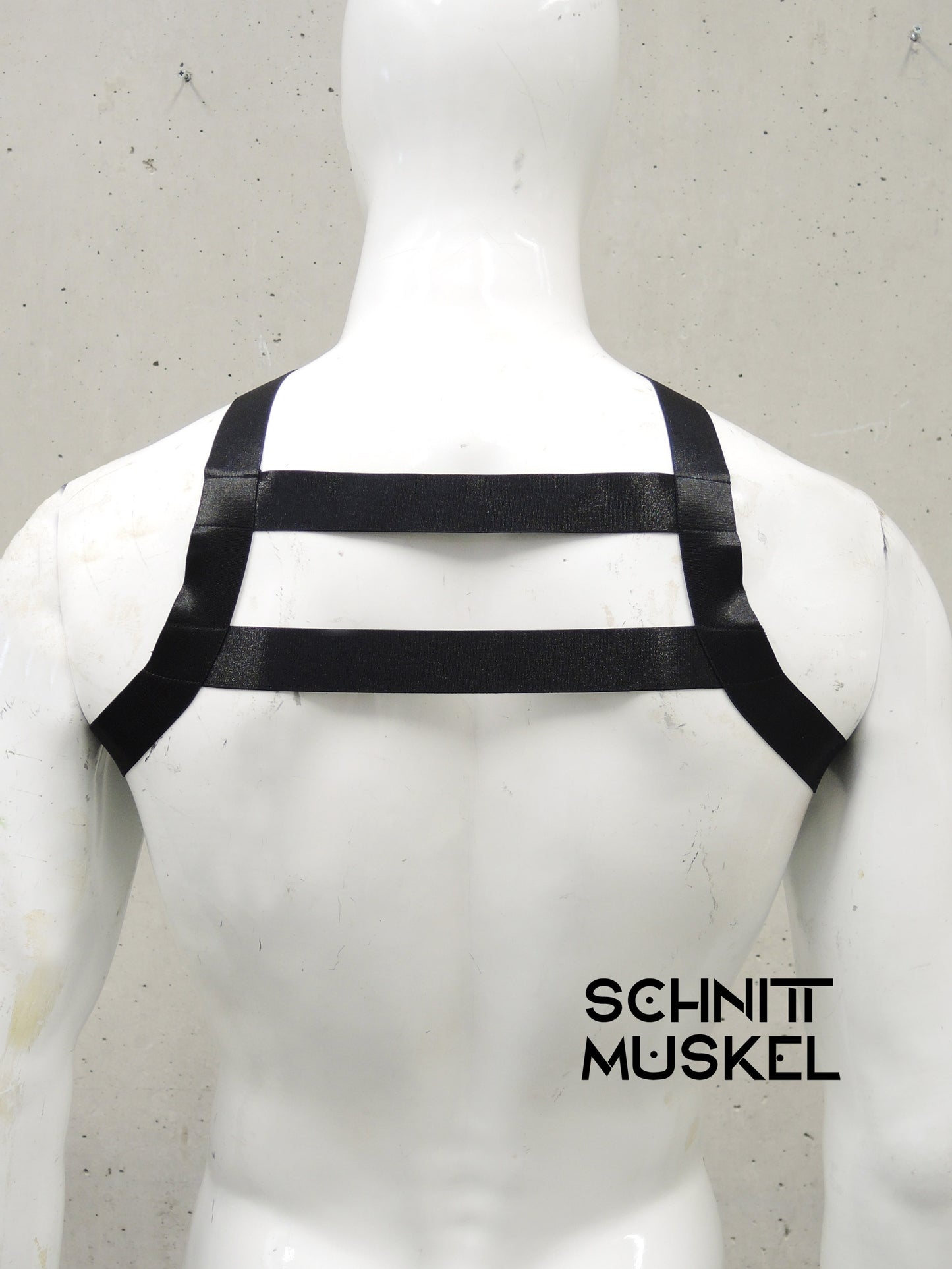 Harness, Harness für Männer, Männerharness, Gothicmode, Fetischmode, Fetischharness, Harness Gummiband, Gothic