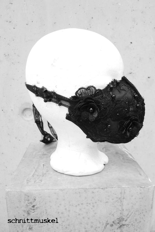 MaskeSpitze, Spitzenmaske, Gothicmaske,