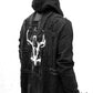 dark avantgarde Jacke, dark avantgarde, Gothicjacke, Paganjacke, Paganstyle, Gothicmode für Herren, Hirschschädel