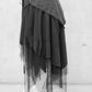 Wickelrock, Gothicrock, Lagenrock, darkavantgarde, Zipfelrock, Tüllrock, Tüllrock schwarz, Zipfelrock schwarz,