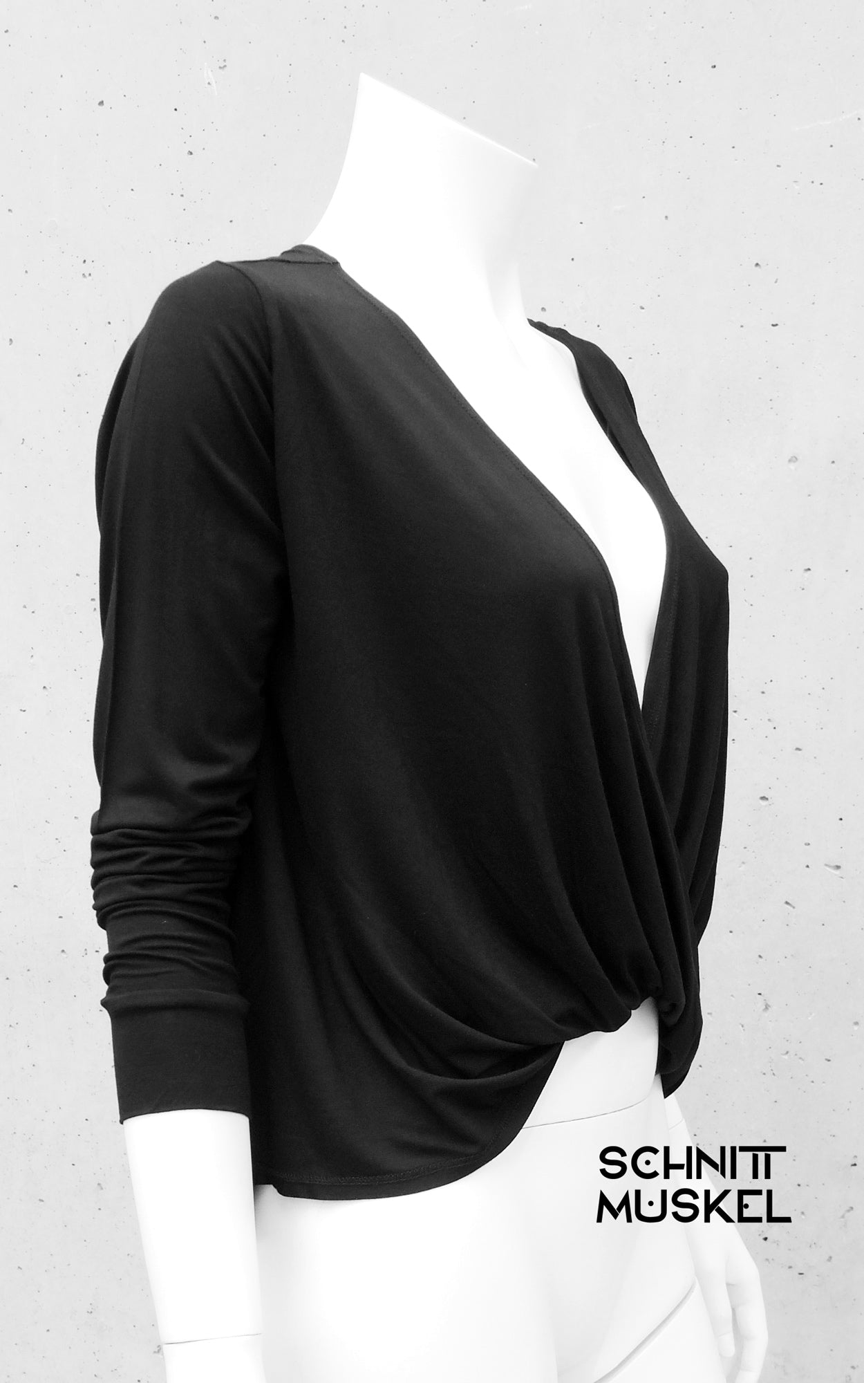 drapiertes shirt, darkavantgarde, darkwear, Gothicmode, Danceshirt, Tänzershirt,