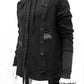 dark avantgarde Jacke, dark avantgarde, Gothicjacke, Paganjacke, Paganstyle, Gothicmode für Herren, Hirschschädel