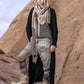 drop crotch pants, Dune Style fashion, madmaxfashion, desertstylefashion, desertfashion, mandalorianpants, sandcolor, sandfarbene Hose