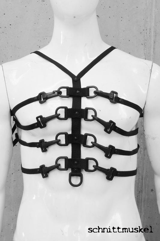 Harness tech wear, darkavantgarde Harness, Fetischharness, Cyberpunk, Cybermode, Cyber