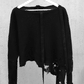darkavantgarde, cropped Pullover weit, Gothicpullover, Streetgoth kaufen, Gothicmode shop