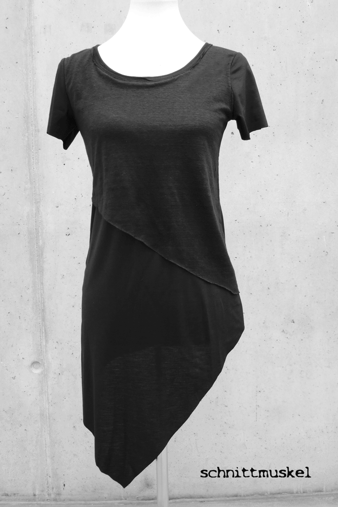 kurzarmshirt darkavantgarde, layering Style black, allblack T-Shirt, Gothic T-Shirt