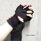 fingerlose Handschuhe, postapocalyptic gloves, Gothichandschuhe, destroyed style, darkwear, darkavantgarde Handschuhe