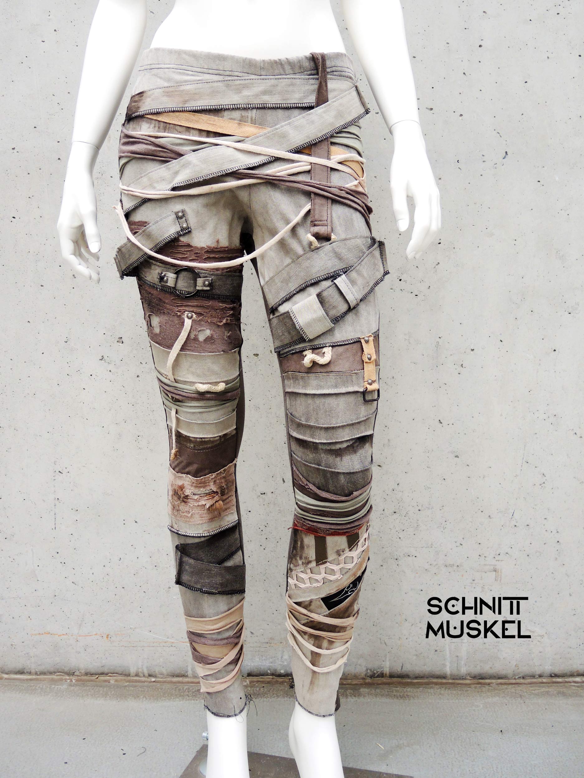 dune leggings, Dunstyle Hose, postapokalyptische Mode, wasteland burning man style, wasteland warrior Hose, Wüstenstyle, 