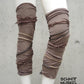 Beinstulpen, Overkneestrümpfe, Beinstulpen Wüste, Beinstulpen sand, dunestyle, Madmax style, wastelandoutfit, mandalorian style, gaiters