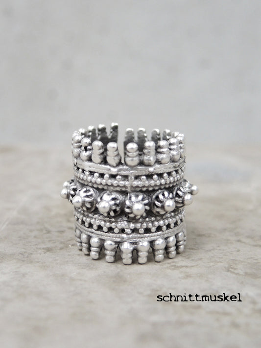 Hippiering, Bohoring, Gothicring, Gothicschmuck, BoHoschmuck