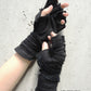 fingerlose Handschuhe, postapocalyptic gloves, Gothichandschuhe, destroyed style, darkwear, darkavantgarde Handschuhe